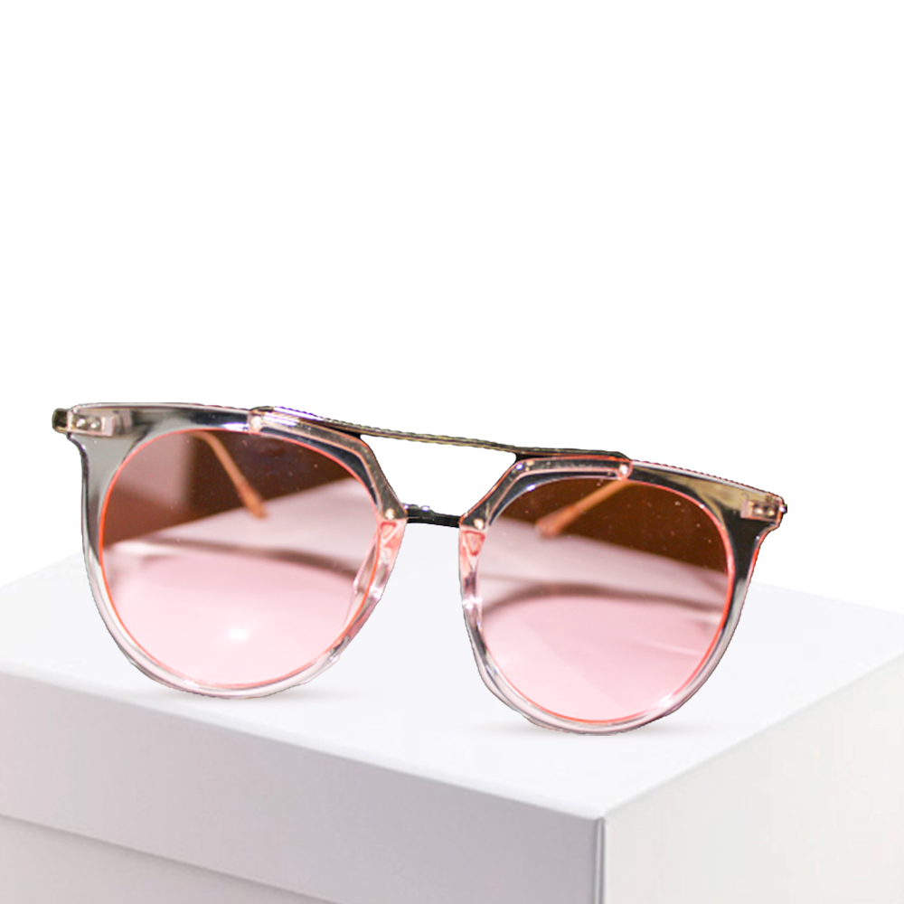 METAL ROUND CIRCLE STYLE SUNGLASSES FOR WOMEN