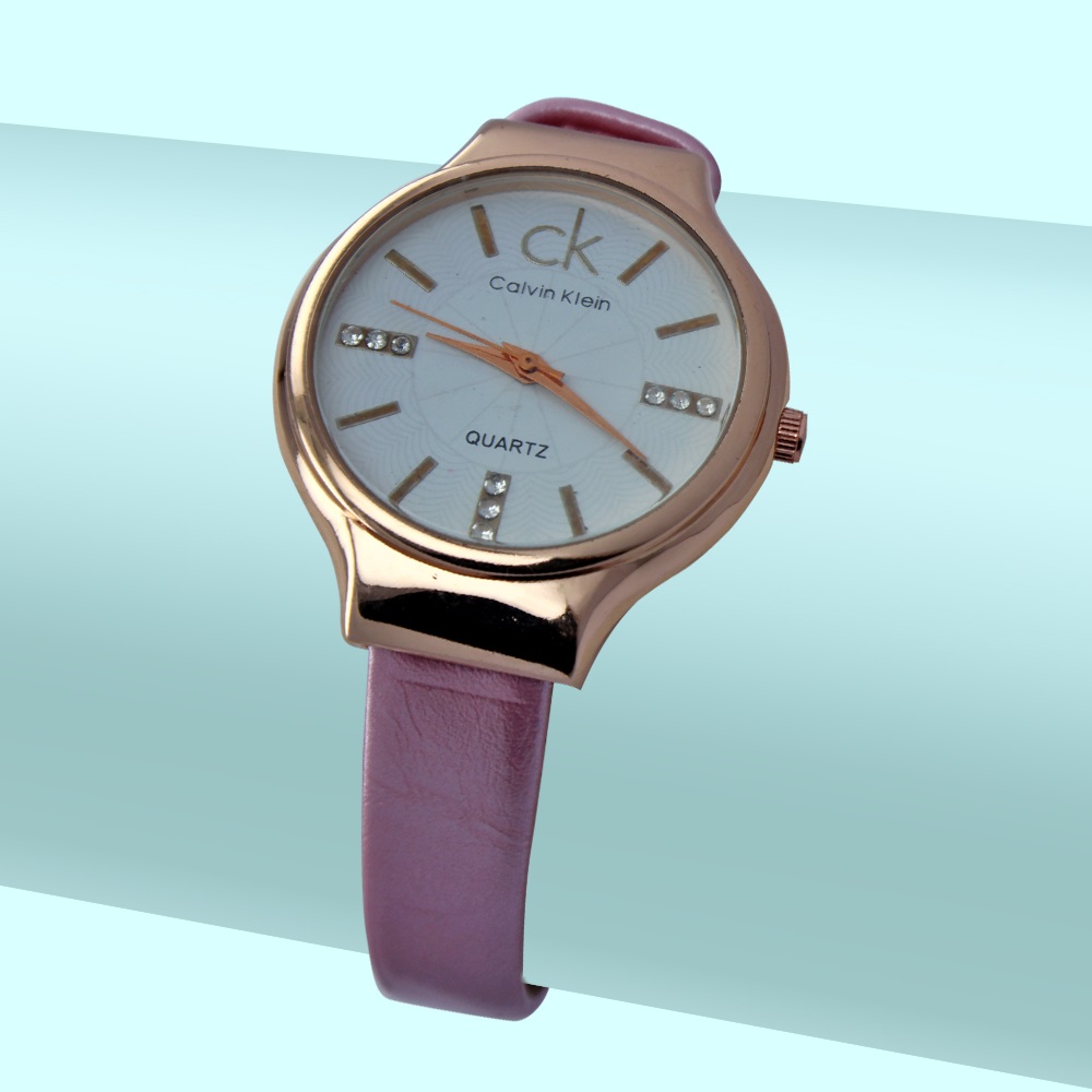   CALVIN KLEIN WRIST WATCH FOR LADIES (PINK COLOUR)