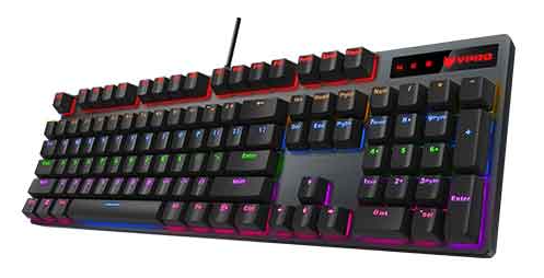 RAPOO V500 PRO MECHANICAL GAMING KEYBOARD BLACK