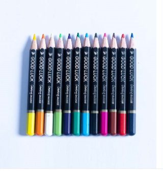 GOOD LUCK COLOR PENCIL PB12 SMALL 12 PCS SET