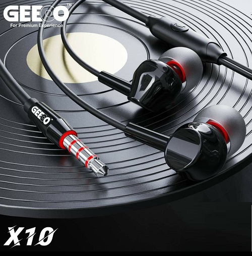 GEEOO X10 STRONG BASS EARPHONE