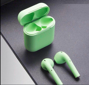 INPODS 12 TWS GREEN COLOR WIRELESS POP-UPS BLUETOOTH 5.0 HEADPHONE 