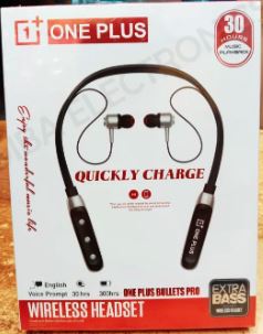 Oneplus Bullets Pro Wireless Headset Neckband 30 Hours Music Playback