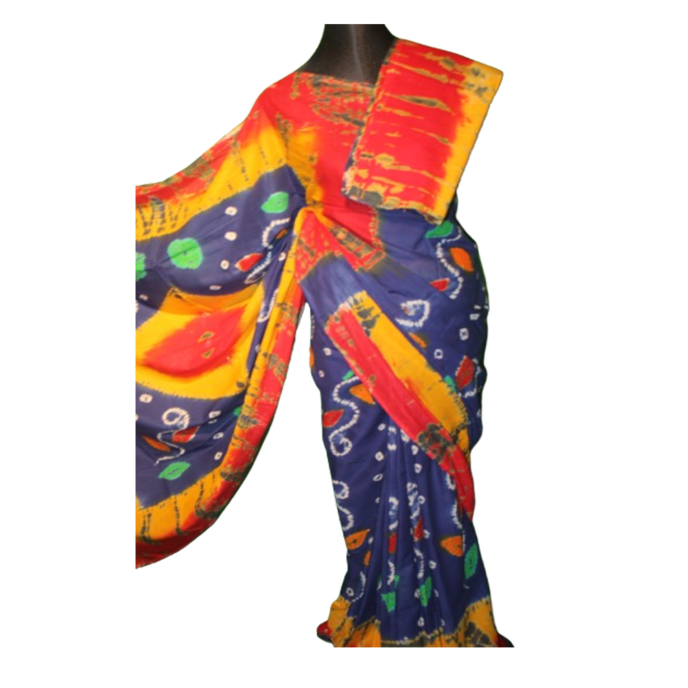 Batik suti saree with blouse pcs- 05