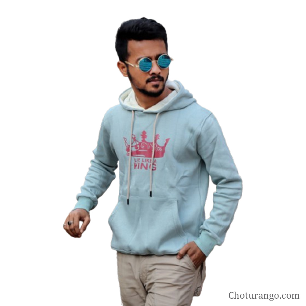 Men's premium hoodies collection Cyan Blue