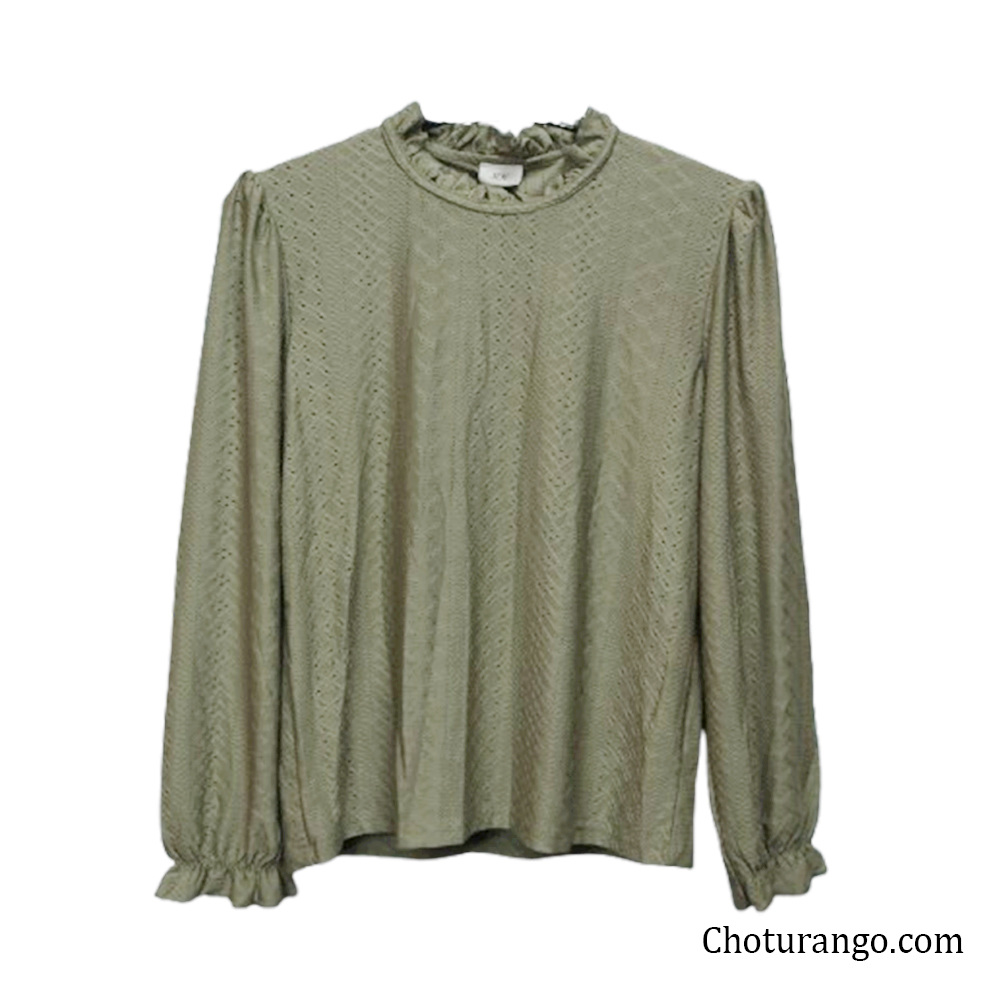 GIRL'S PREMIUM SHORT TOPS DEEP OLIVE COLOR