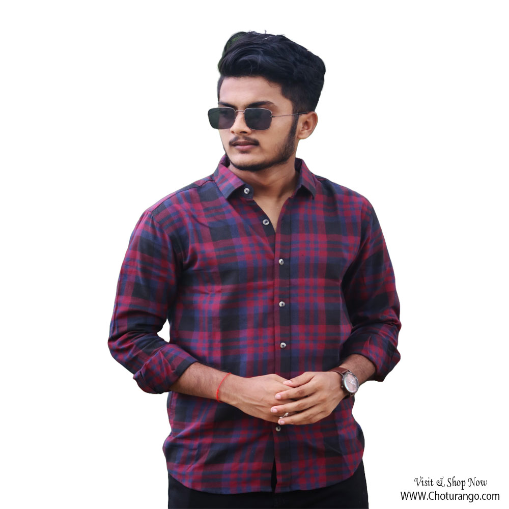 MEN’S CASUAL CHECK SHIRT