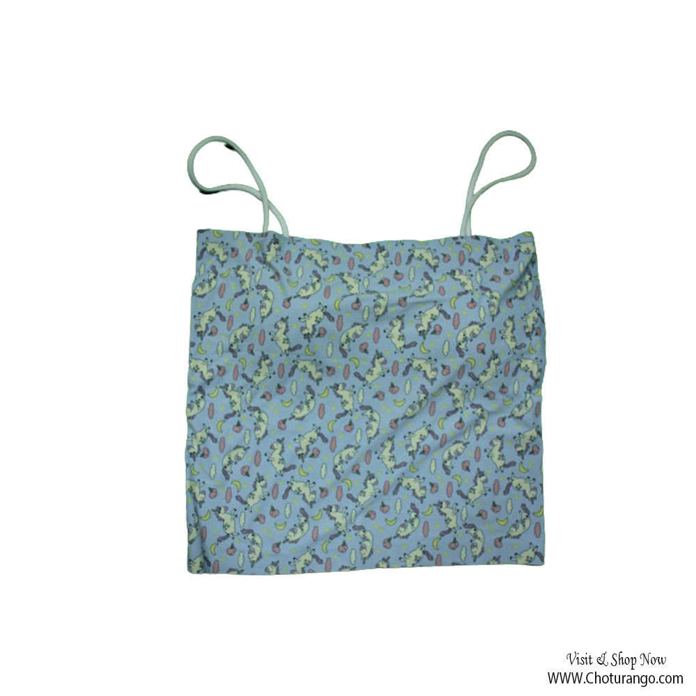 Cotton Silk Gray Printed Padded Bra, For Inner Wear, Size: Free Size